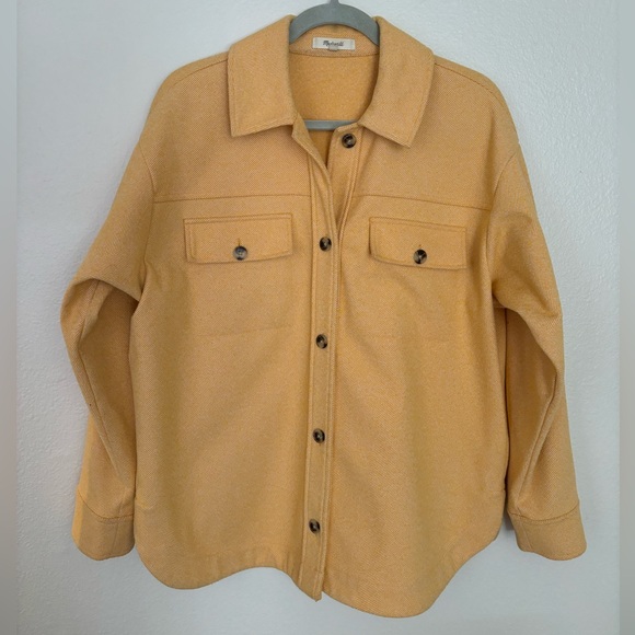 Madewell Jackets & Blazers - Madewell Brushed Herringbone Knit Shirt Jacket